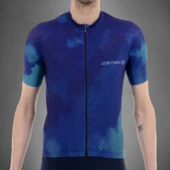 Carnac Men's Meteo Short Sleeve Jersey / Blue -Bikes Happy Store CLCAMSSJB P3
