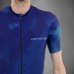 Carnac Men's Meteo Short Sleeve Jersey / Blue -Bikes Happy Store CLCAMSSJB P5