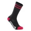 Carnac Stripe Perform Cycling Socks / Black & Burgundy 1 Carnac Stripe Perform Cycling Socks / Black & Burgundy -Bikes Happy Store CLCASTRPCSBBU P1