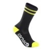 Carnac Stripe Perform Cycling Socks / Black & Zesty Lime -Bikes Happy Store CLCASTRPCSBZL P1