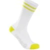 Carnac Stripe Perform Cycling Socks / White & Zesty Lime 2 Carnac Stripe Perform Cycling Socks / White & Zesty Lime -Bikes Happy Store CLCASTRPCSWZL P1