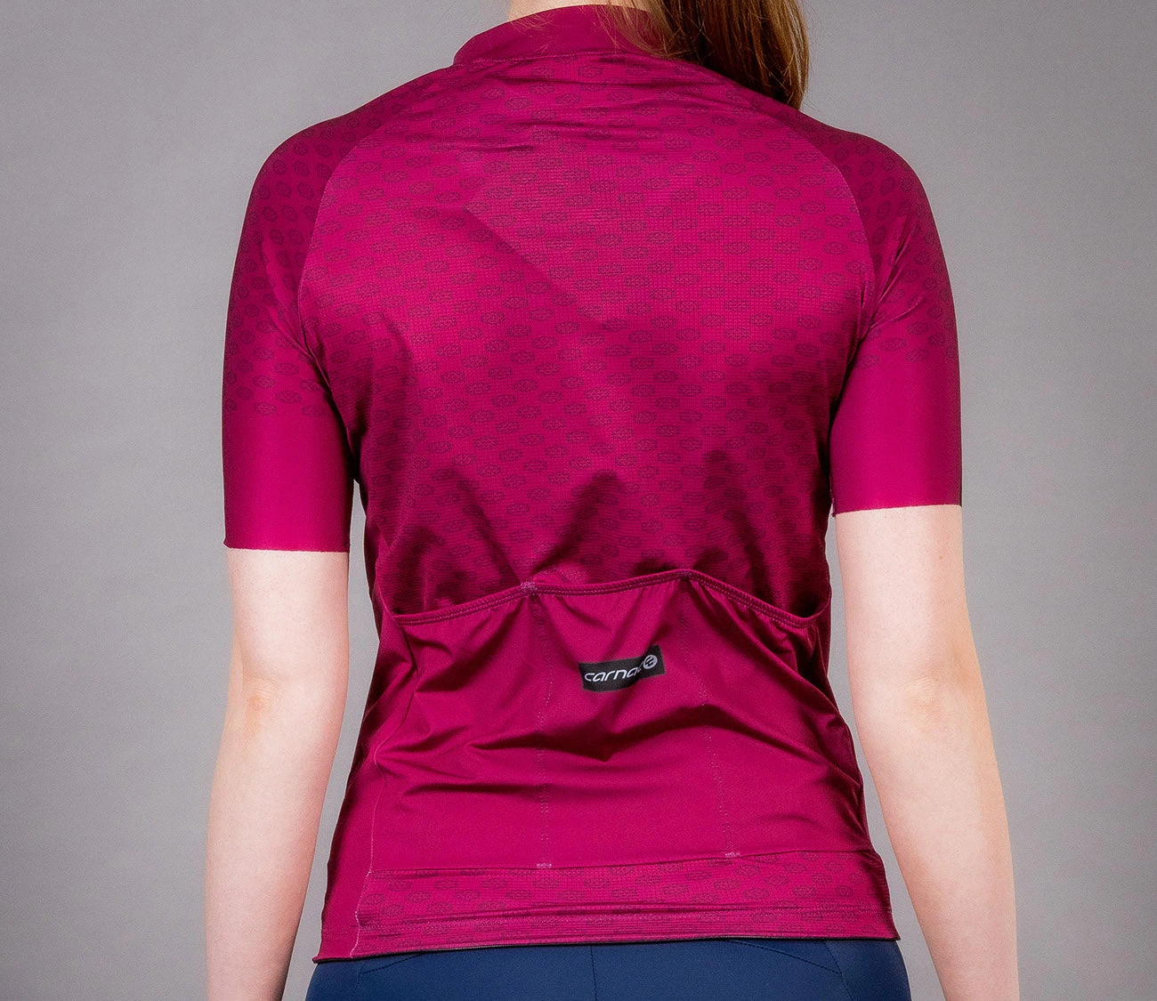 Carnac Women's Short Sleeve Jersey / Burgundy 6 Carnac Women's Short Sleeve Jersey / Burgundy - Image 4
