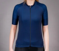 Carnac Women's Short Sleeve Jersey / Navy -Bikes Happy Store CLCAWSSJNAV P7
