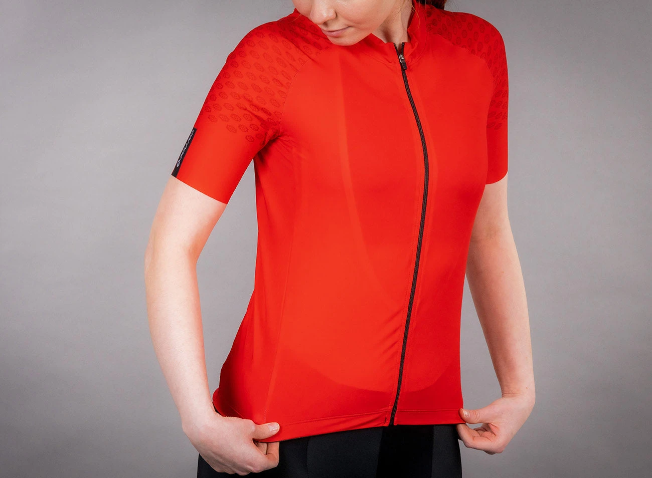 Carnac Women's Short Sleeve Jersey / Red 7 Carnac Women's Short Sleeve Jersey / Red - Image 5