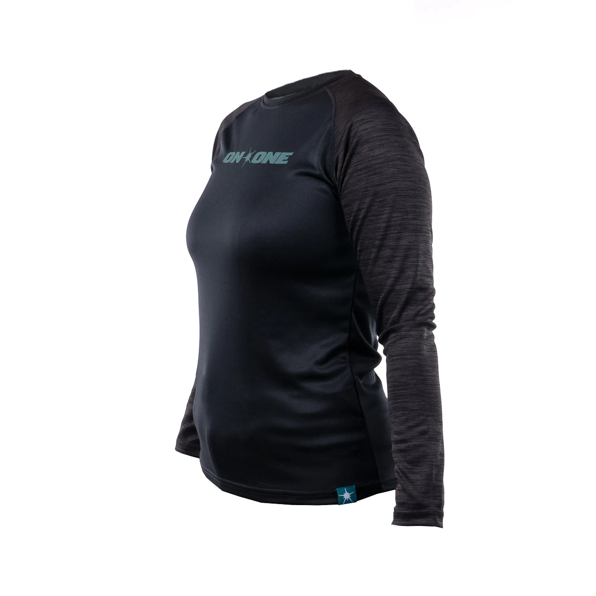 On-One Raglan Long Sleeve Trail Jersey Women’s Charcoal 8 On-One Raglan Long Sleeve Trail Jersey Women’s Charcoal - Image 6