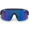 Carnac Vesta Sunglasses / Jet Black Frame & Ice Blue Revo Lens -Bikes Happy Store CLVESBLKICE P1