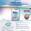 Handi-San WHO Approved Hand Sanitiser 1 Handi-San WHO Approved Hand Sanitiser -Bikes Happy Store HNLSHANSAN P2 01