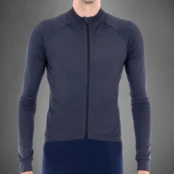 Carnac Men's Long Sleeve Cycling Jersey -Bikes Happy Store Long sleave jersey Blue Model