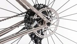 Planet X Tempest SRAM Force 1 Titanium Gravel Bike -Bikes Happy Store PlanetX Tempest Force1 Silver P3