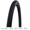 Schwalbe G-One All Round Performance Race Guard TLE Folding 700c Tyre / 40mm / Black -Bikes Happy Store scr801b